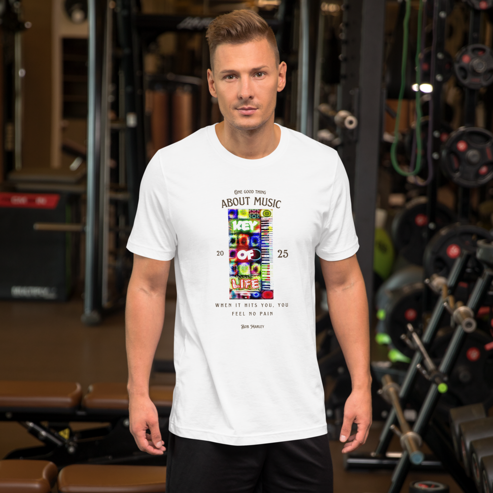 Unisex t-shirt  Colorful Piano Keys