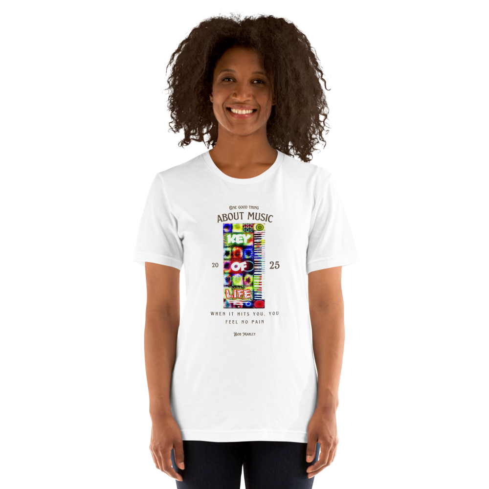 Unisex t-shirt  Colorful Piano Keys