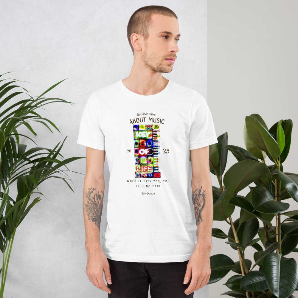 Unisex t-shirt  Colorful Piano Keys